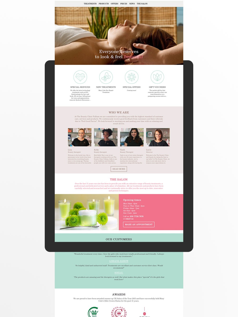 Website design