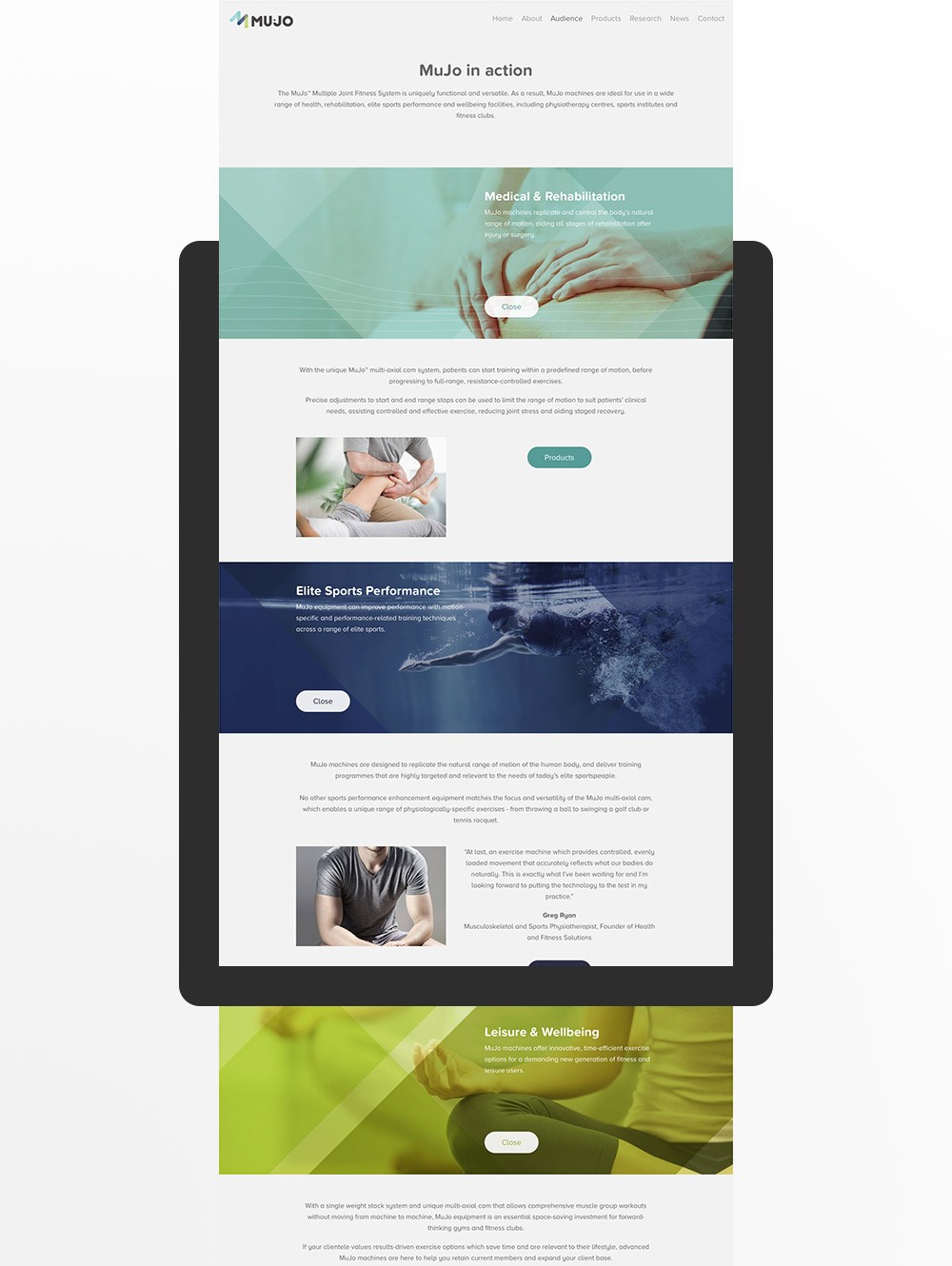 Website design