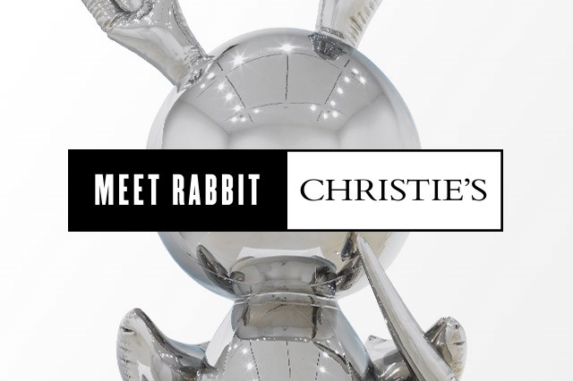 Christies Meet rabbit banners